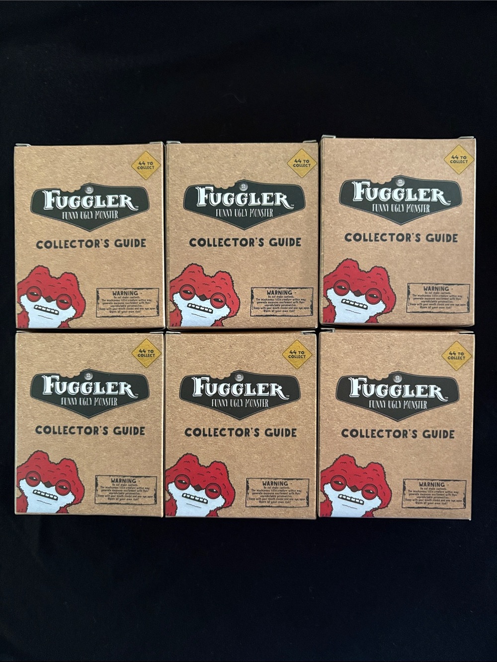 Fugglers Collector's Guide Blind Box Keychains Set of 6